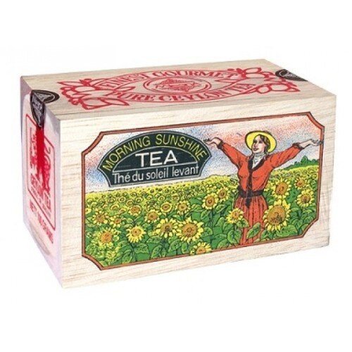 Зображення Чорний чай Ранковий світанок Млесна дерев'яна коробка 100 г