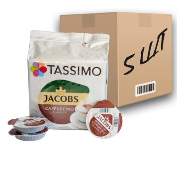 Картинка Кофе в капсулах Jacobs Tassimo Monarch Capucino Classico 8шт (ящик 5шт)