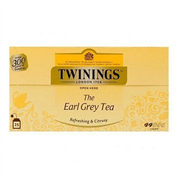 Картинка Чай черный Twinings Earl Grey с бергамотом в пакетиках 2 г х 25 шт