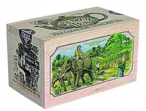 Картинка Черный чай Рич Брю B.O.P Млесна деревянная коробка 200 г