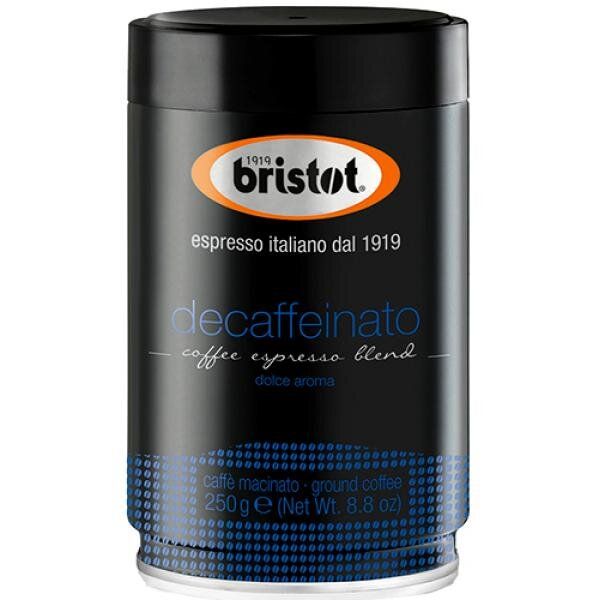 Картинка Молотый кофе Bristot Decaffeinato (без кофеина) 250 г