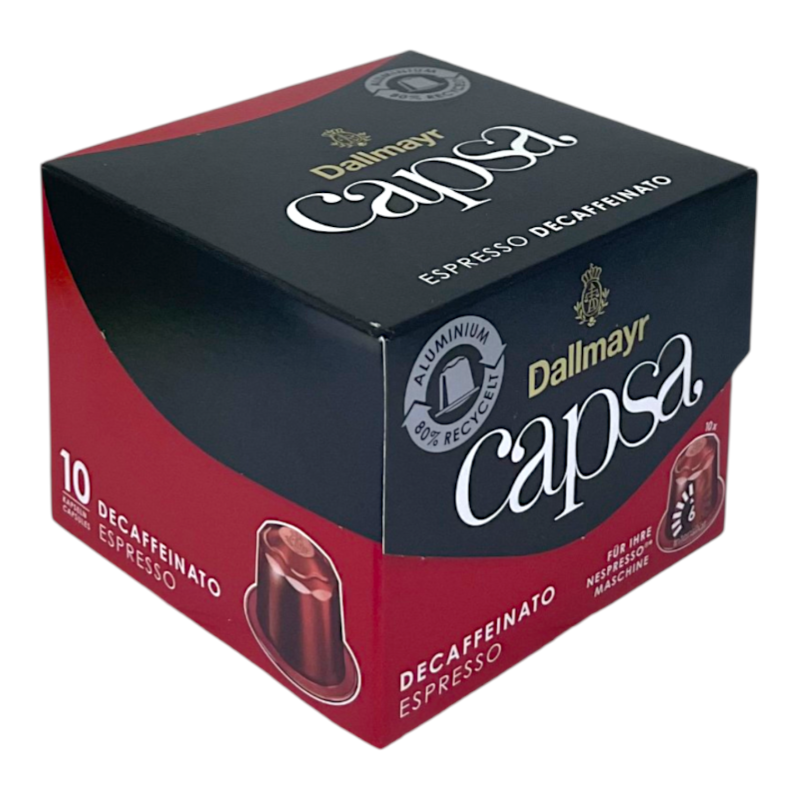 Зображення Кава в капсулах Dallmayr Espresso без кофеїну 10 шт, 56 г