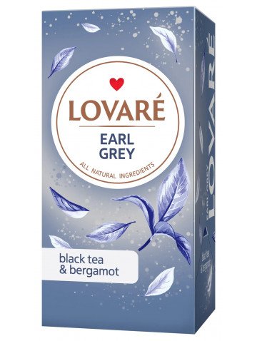 Зображення Чай чорний Lovare Earl Grey 24 шт