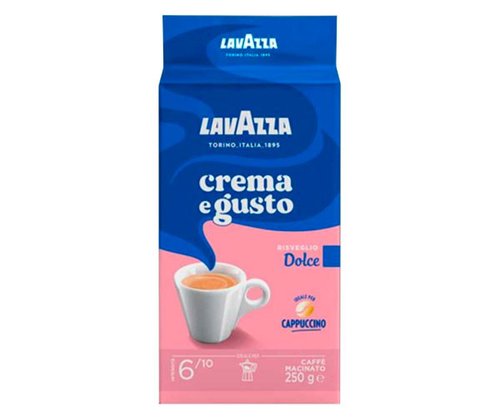Картинка Кофе молотый Lavazza Crema e Gusto Dolce 250 г