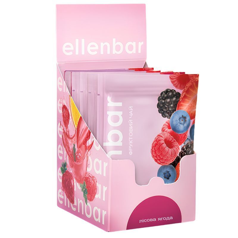 Картинка Чай концентрат Ellenbar Лесная ягода саше 50 г