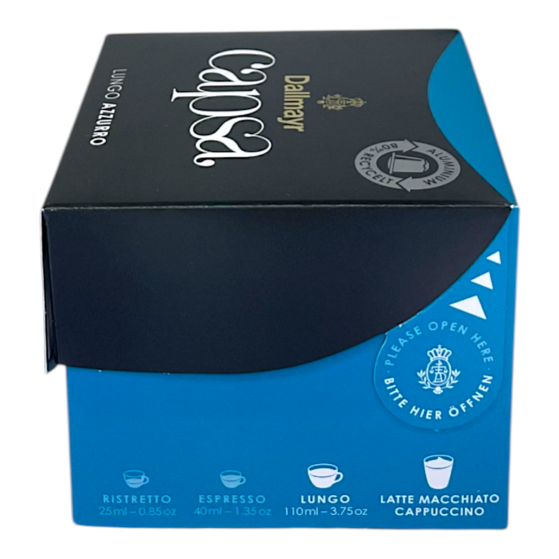Картинка Кофе в капсулах Dallmayr Lungo Azzurro 10 шт, 56 г