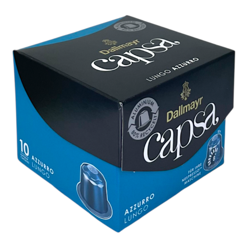 Картинка Кофе в капсулах Dallmayr Lungo Azzurro 10 шт, 56 г