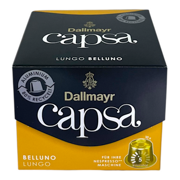 Картинка Кофе в капсулах Dallmayr Lungo Belluno 10 шт, 56 г