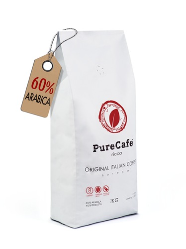 Картинка Кофе в зернах PureCafe Ricco 1кг