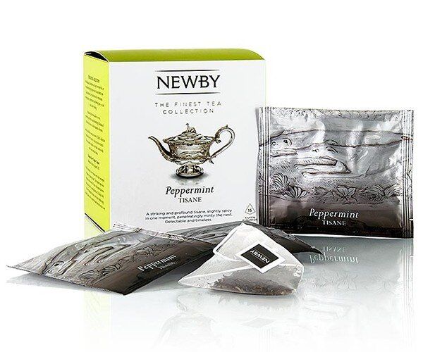 Картинка Травяной чай Newby Перечная мята в пирамидках 15 шт (600140A)