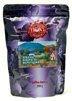 Картинка Кофе в зёрнах Trevi Арабика Никарагуа Марагоджип 250 г
