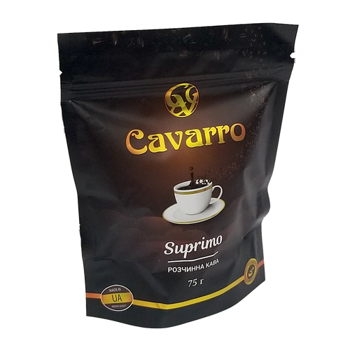 Картинка Кофе растворимый Cavarro Suprimo 75 г