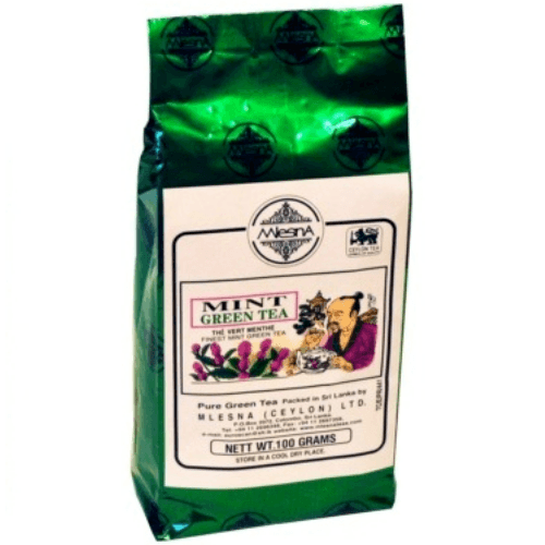 Картинка Зеленый чай Мята Млесна пакет з фольги 100 г
