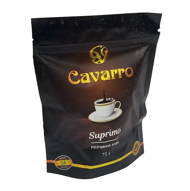 Картинка Кофе растворимый Cavarro Suprimo 75 г