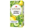 Купаж зеленого и травяного чая Lovare Citrus Melisa 24 шт