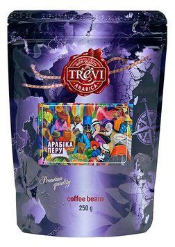 Картинка Кофе в зёрнах Trevi Арабика Перу 250 г