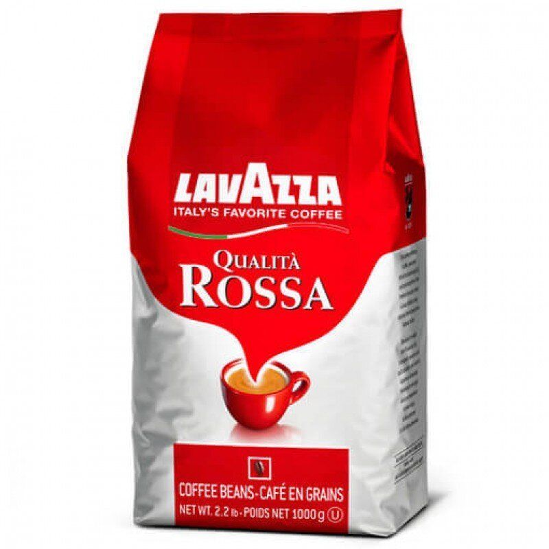 Зображення Кава в зернах Lavazza Qualita Rossa, оригінал, 1 кг (ящик 6кг)