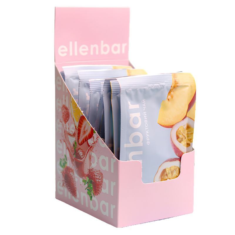 Картинка Чай концентрат Ellenbar Персик-маракуйя саше 50 г