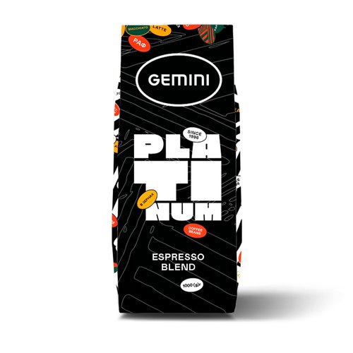 Зображення Кава в зернах Gemini Espresso Platinum 1 кг
