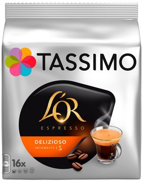 Картинка Кофе в капсулах L`or Tassimo delizioso 16 шт