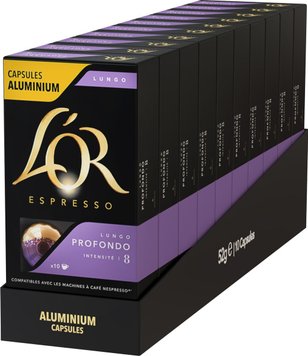 Зображення Кава в капсулах Nespresso L`OR Lungo Profondo 100 шт