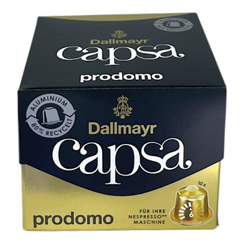 Картинка Кофе в капсулах Dallmayr Prodomo 10 шт, 56 г