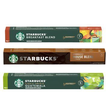 Картинка Набор кофе в капсулах 3 вида Starbucks Nespresso Утренний баланс 30 шт