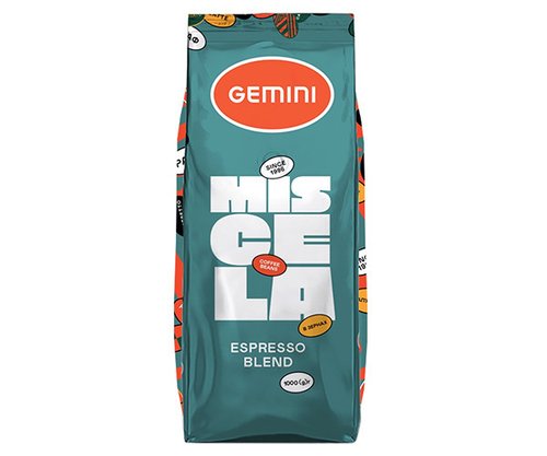 Картинка Кофе в зернах Gemini Miscela Espresso 1 кг