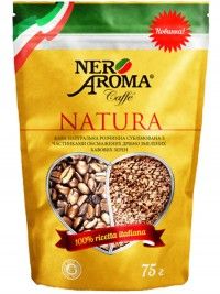 Зображення Кава розчинна Nero Aroma NATURA 75г
