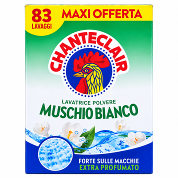 Порошок для стирки Chante Clair Lavatrice Muschio Bianco 83 стирок, 3,735 кг