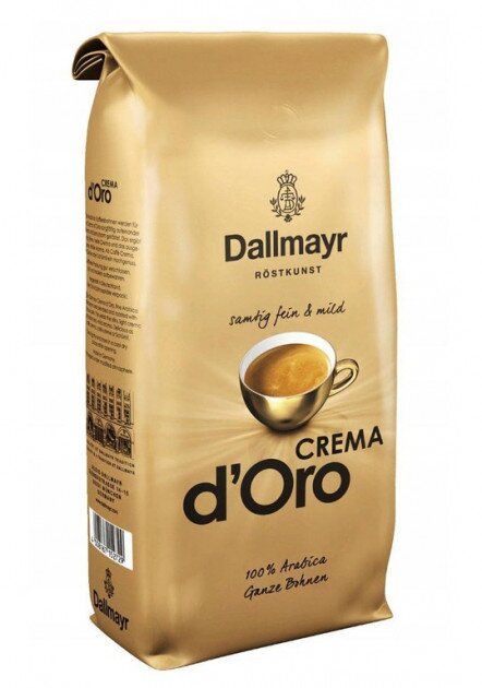 Картинка Кофе в зернах Dallmayr Crema D`oro 1кг