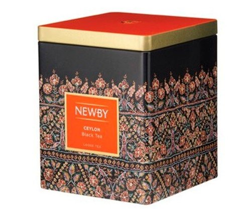 Картинка Черный чай Newby Цейлон ж/б 125 г (130030А)