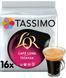 Кава в капсулах L`or Tassimo Cafe long intense 16 шт