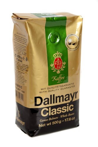 Картинка Кофе в зернах Dallmayr Classic 500г