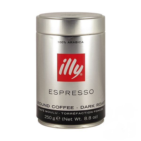 Картинка Кофе молотый ILLY Espresso DARK 250 г ж/б