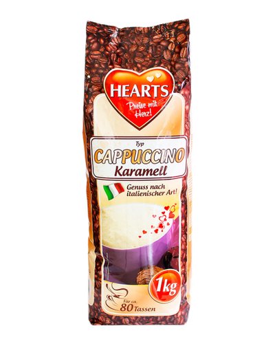 Картинка Растворимый капучино Hearts Karamell 1 кг