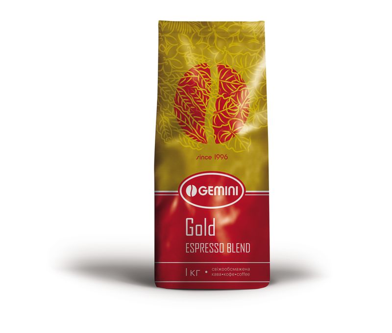 Картинка Кофе в зернах Gemini Espresso Gold 1 кг