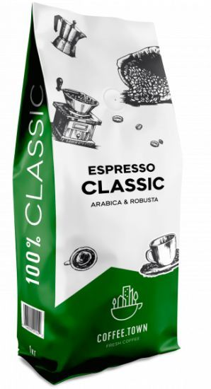 Картинка Кофе в зёрнах "Віденська кава" Espresso classic 500 г