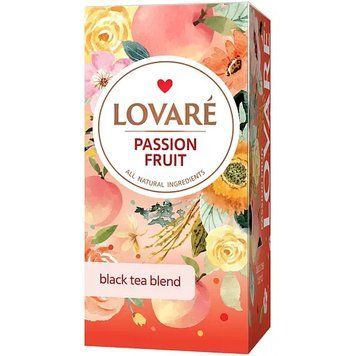 Зображення Чай Lovare пристрасний фрукт 24 пакетика