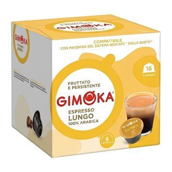 Картинка Кофе в капсулах Gimoka Lungo 16шт